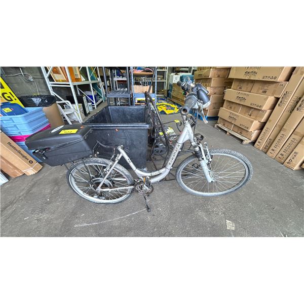 KUWAHARA SHASTA E-BIKE WITH BATTERY & KEY (UNKNOWN WORKING CONDITION, NO CHARGER)