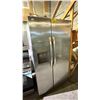Image 1 : FRIGIDAIRE SIDE BY SIDE FRIDGE WITH WATER/ICE DISPENSER (PLUG DAMAGE, UNKNOWN WORKING CONDITION)