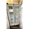 Image 3 : FRIGIDAIRE SIDE BY SIDE FRIDGE WITH WATER/ICE DISPENSER (PLUG DAMAGE, UNKNOWN WORKING CONDITION)
