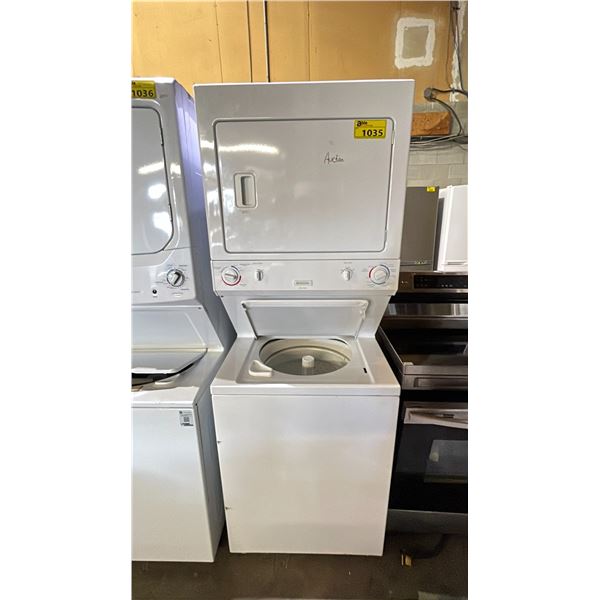 FRIGIDAIRE HEAVY DUTY STACKING WASHER & DRYER FOR *PARTS & REPAIR*