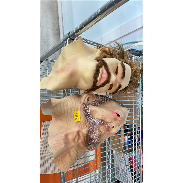 2 FULL FACE HALLOWEEN MASKS