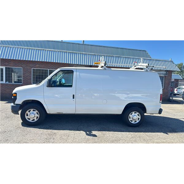 2011 FORD E350 FLEX FUEL, RSC ADVANCE TRAC, 3 DOOR SERVICE VAN, WHITE, VIN 1FTSE3EL7BDB19965