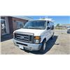 Image 3 : 2011 FORD E350 FLEX FUEL, RSC ADVANCE TRAC, 3 DOOR SERVICE VAN, WHITE, VIN 1FTSE3EL7BDB19965