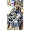 Image 1 : LARGE BLUE TOTE OF ASSORTED BRAKE CYLINDERS