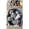 Image 2 : LARGE BLUE TOTE OF ASSORTED BRAKE CYLINDERS