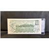 Image 2 : (3) 1973 CANADA 1 DOLLAR BILLS IN SLEEVE. SEQUENTIAL SERIAL NUMBERS