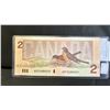 Image 2 : 1986 CANADA 2 DOLLARS BILL IN SLEEVE