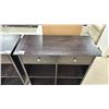 Image 2 : BROWN 2 DRAWER 4 SECTION CABINET - 36"W X 16"D X 36"H