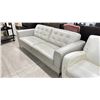 Image 2 : BEIGE LEATHER COUCH