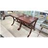 Image 2 : PAIR OF DARK WOODEN SIDE TABLES