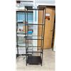 Image 1 : 5 TIER GLASS & CAST ALUMINUM SHELF