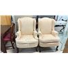 Image 1 : PAIR OF BEIGE DOWN FILLED CHAIRS