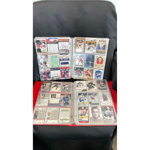 2 BINDERS OF ASSORTED SPORTS CARDS