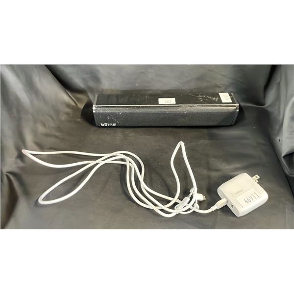 *TESTED WORKING* BORNE PORTABLE SPEAKER & BELKIN MULTI-CHARGER