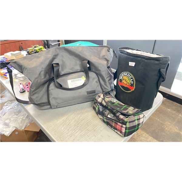 3 ASSORTED BAGS