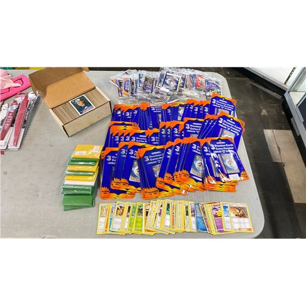 LARGE ASSORTMENT OF POKEMON & SPORTS CARDS