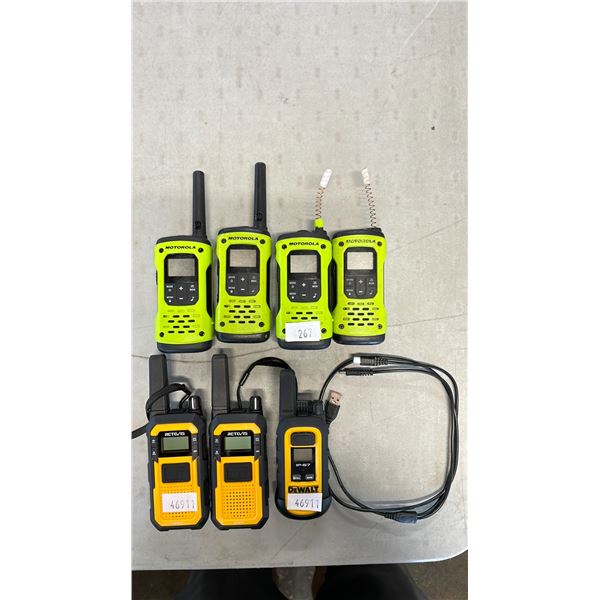 7 ASSORTED RADIOS