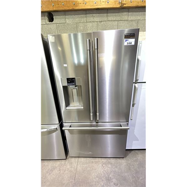 FRIGIDAIRE PROFESSIONAL STAINLESS STEEL FRENCH DOOR FRIDGE WITH ROLLOUT FREEZER & WATER/ICE