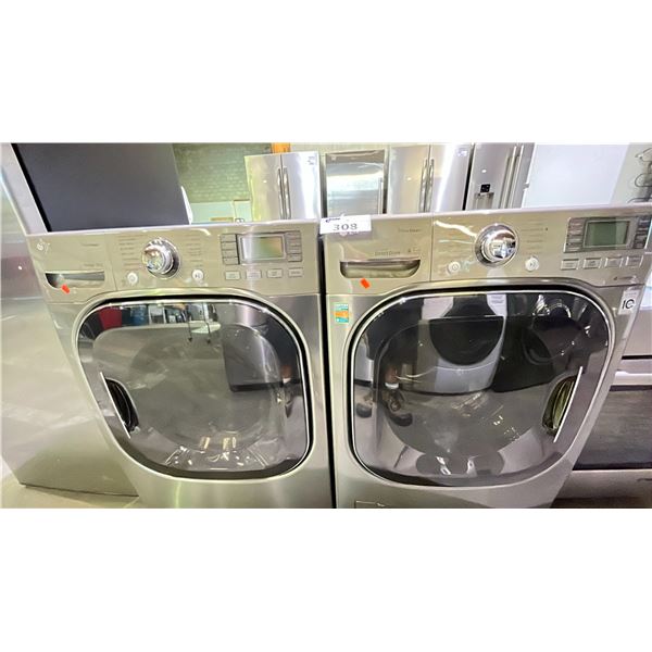 LG FRONT LOAD WASHER & DRYER SET
