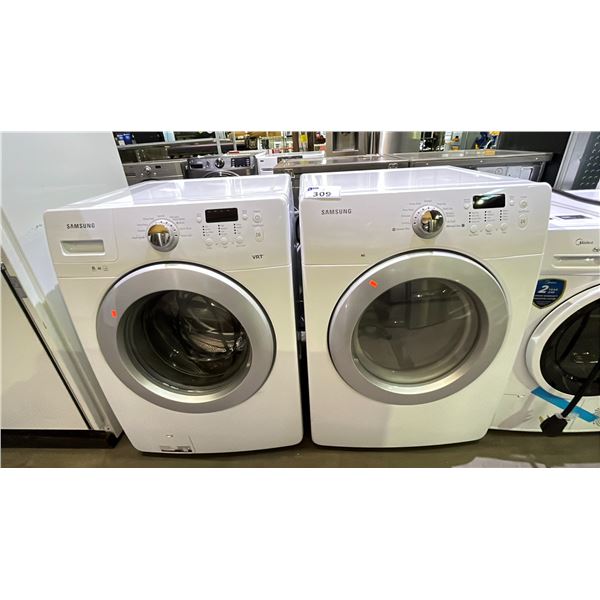 SAMSUNG FRONT LOAD WASHER & DRYER SET