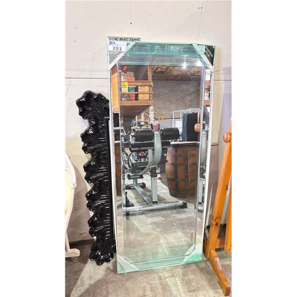2 FRAMED MIRRORS