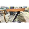 Image 3 : 1 DRAWER WOOD DESK 63" X 26" X 29"