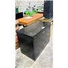 Image 2 : 2 DRAWER METAL LOCKING FILE CABINET 36" X 19" X 29" (NO KEY)