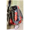 Image 3 : 2 TIER UTILITY CART WITH ASSORTED HAND TOOLS & MORE