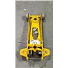 Image 1 : PERFORMANCE TOOLS YELLOW INDUSTRIAL 2 1/2 TON HYDRAULIC FLOOR JACK *MISSING HANDLE*