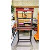Image 1 : 1966 RED INDUSTRIAL 12 TON SHOP PRESS 04-12-J-7-24