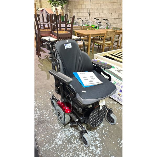 ECLIPSE PATHMASTER POWERED WHEELCHAIR WITH CHARGER & PERMOBIL CUSHION ** BATTERY NEEDS TO BE
