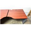 Image 2 : EXECUTIVE CHERRY COLOR DESK -78"W X 30"D X 29.5"H