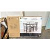 Image 1 : MAINSTAYS 5 PC WALNUT & BLACK DINING SET *MAY BE MISSING PARTS AND/OR PIECES*