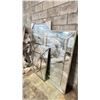 Image 1 : 3 LARGE FRAMED MIRRORS - 38"W X 69"H, 40"W X 60"H & 42"W X 42"H