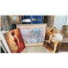 Image 2 : 2 LARGE FRAMED PICTURES & 2 CANVAS PICTURES