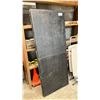 Image 1 : LARGE BLACK PLASTIC TABLE WITH FOLDING LEGS