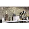 Image 1 : SHELF OF ASSORTED LAMPS WITH SOME SHADES