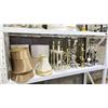 Image 1 : SHELF OF ASSORTED LAMPS WITH SOME SHADES