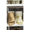 Image 2 : SHELF OF ASSORTED LAMPS WITH SOME SHADES