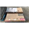 Image 1 : HOME TRENDS RUSTIC OAK COFFEE TABLE & A MAINSTAYS DINING SET *PARTS AND/OR PIECES MAY BE MISSING*