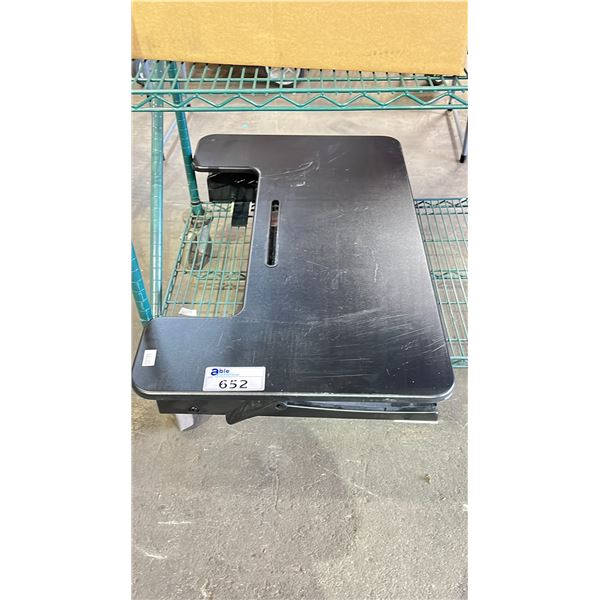 BLACK COLLAPSIBLE DESK
