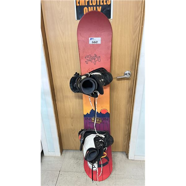SNOWBOARD WITH BINDERS & BOOTS