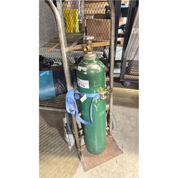 ACETYLENE BOTTLE **STRAP & DOLLY NOT INCLUDED**