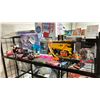 Image 1 : SHELF OF CHILDRENS FIGURE SKATES, CHILDRENS TOYS & MORE