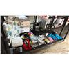 Image 1 : SHELF OF ASSORTED MENS/WOMENS CLOTHING