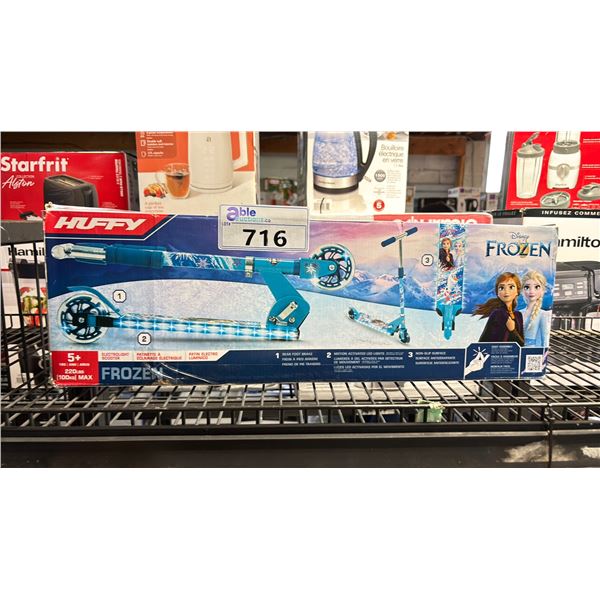 HUFFY FROZEN CHILDRENS SCOOTER