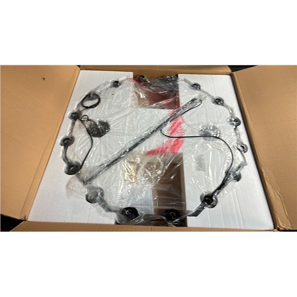 ACROMA 2080416DW+AZ 16 LIGHT WAGON WHEEL CHANDELIER