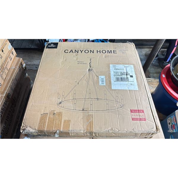 CANYON HOME FURNITURE PALACE A5-E12X12 12 LIGHT CHANDELIER