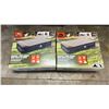 Image 1 : PAIR OF OZARK TRAILER TWIN AIR BEDS WITH BUILT IN PUMPS
