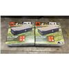Image 1 : PAIR OF OZARK TRAILER TWIN AIR BEDS WITH BUILT IN PUMPS